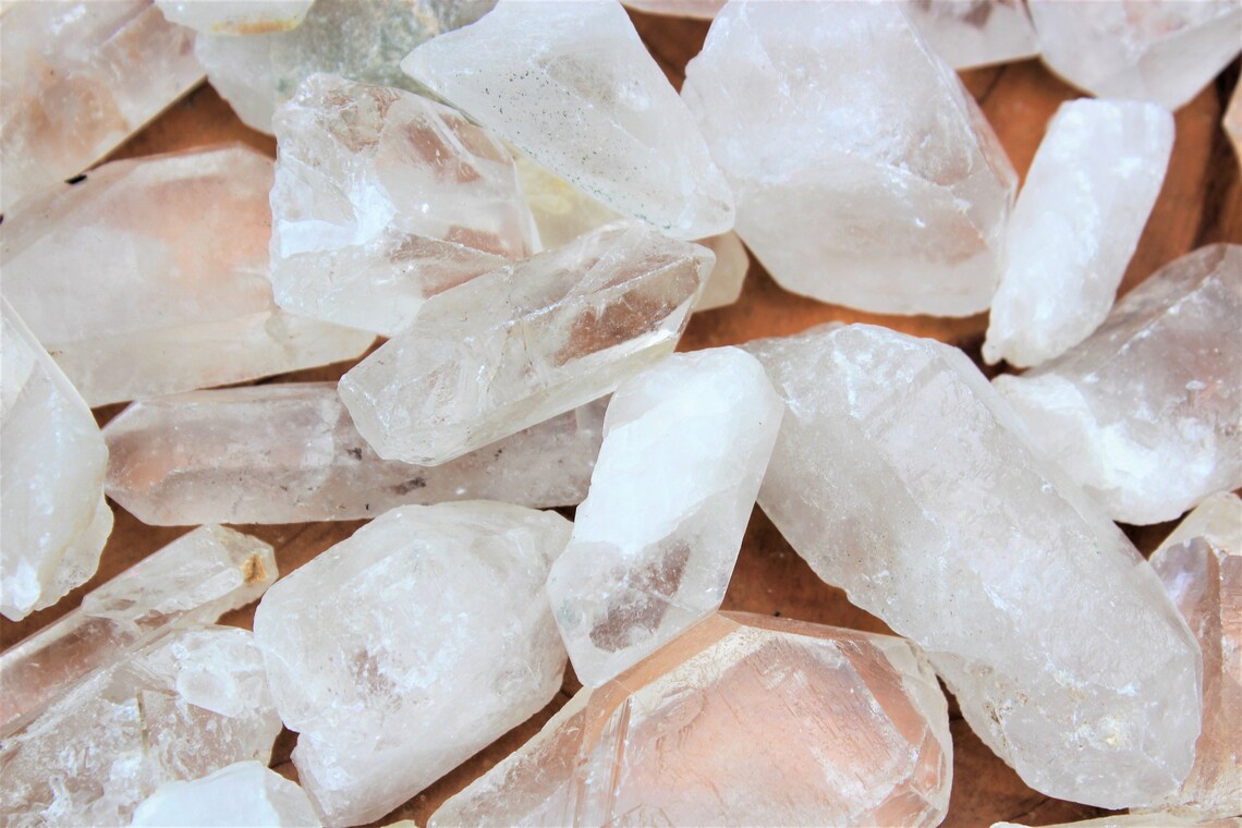 Natural Clear Quartz Crystal Points