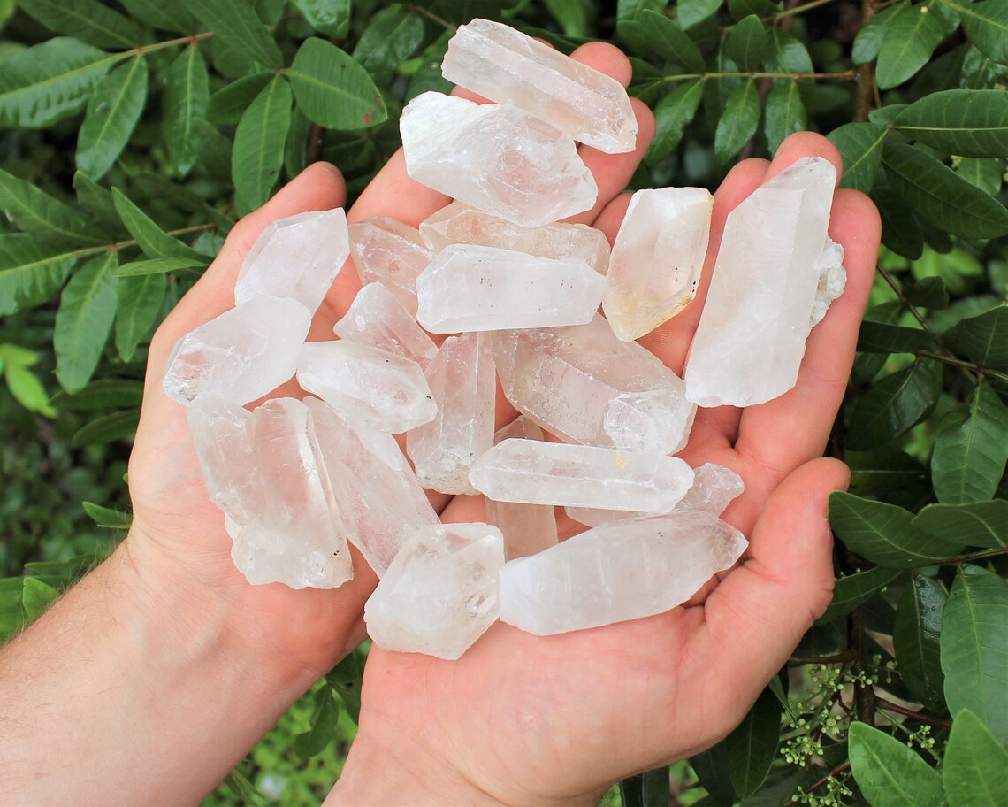 Natural Clear Quartz Crystal Points
