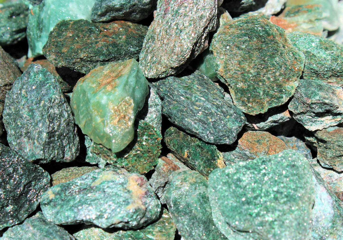 Natural Rough Fuchsite Crystals