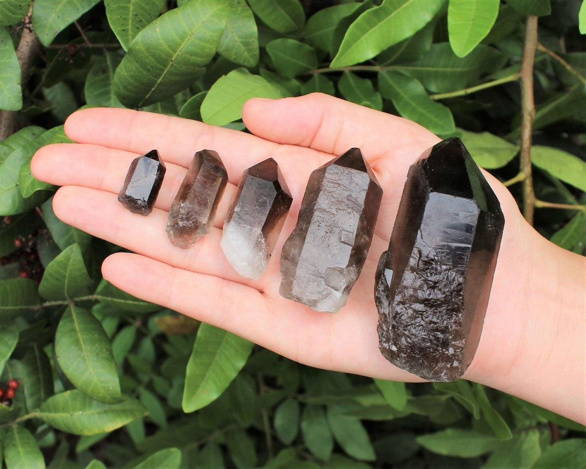Natural Smoky Quartz Crystal Point