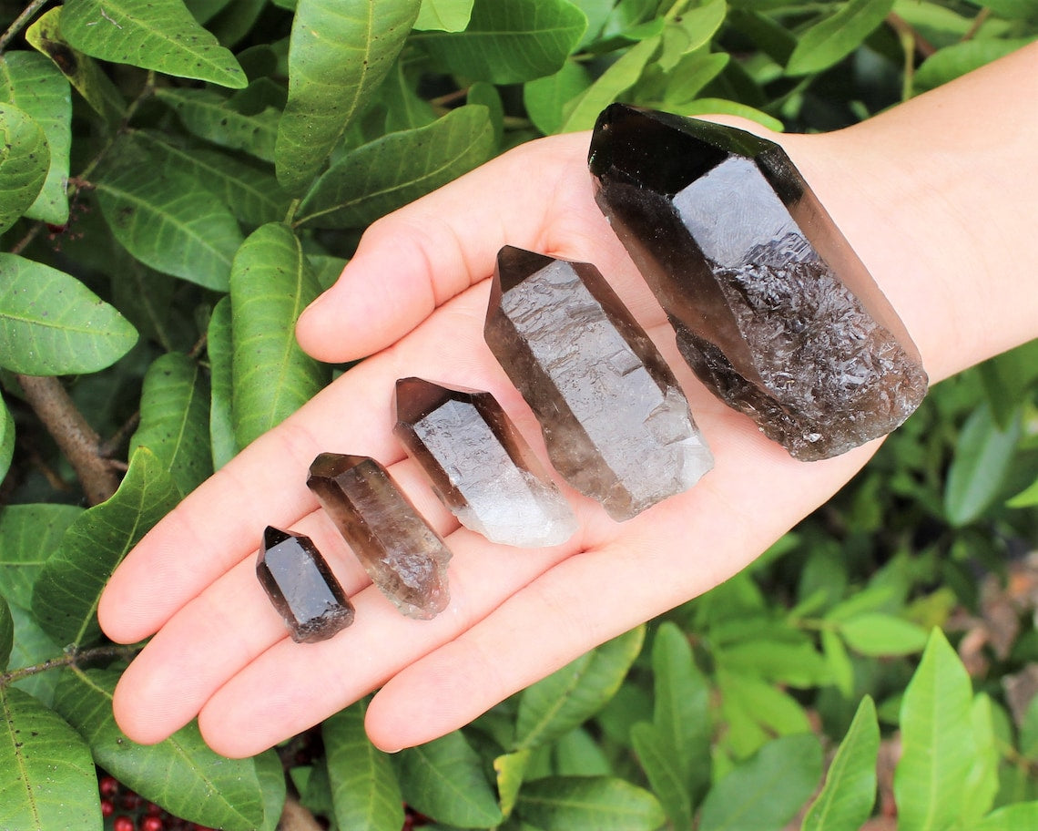 Natural Smoky Quartz Crystal Point