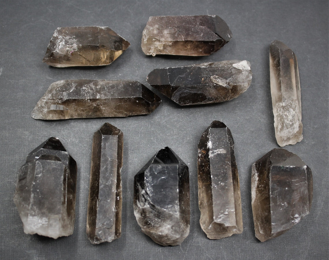 Natural Smoky Quartz Crystal Point