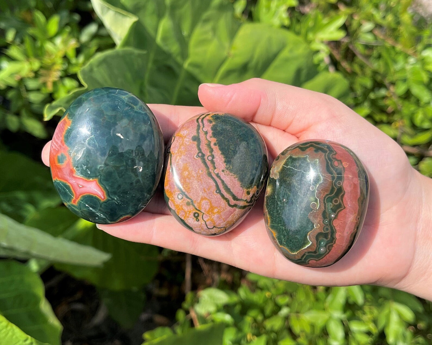 Elegant Ocean Jasper Polished Stones