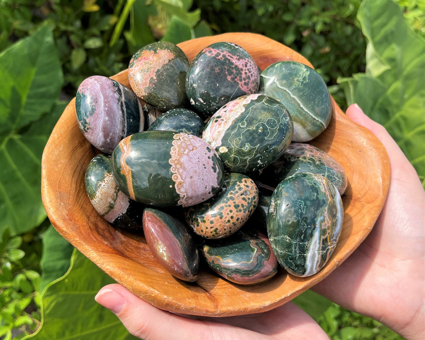 Elegant Ocean Jasper Polished Stones