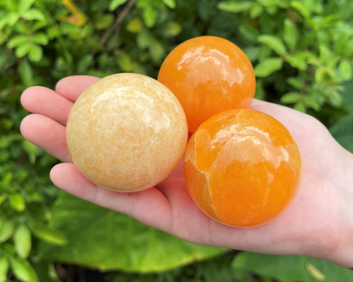 Calcite Crystal Sphere With Stand