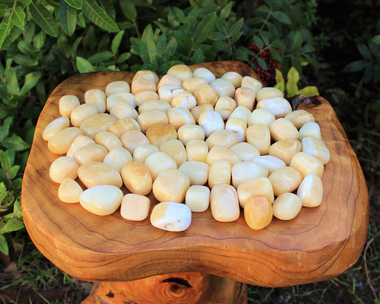 Paprika Calcite Tumbled Stone