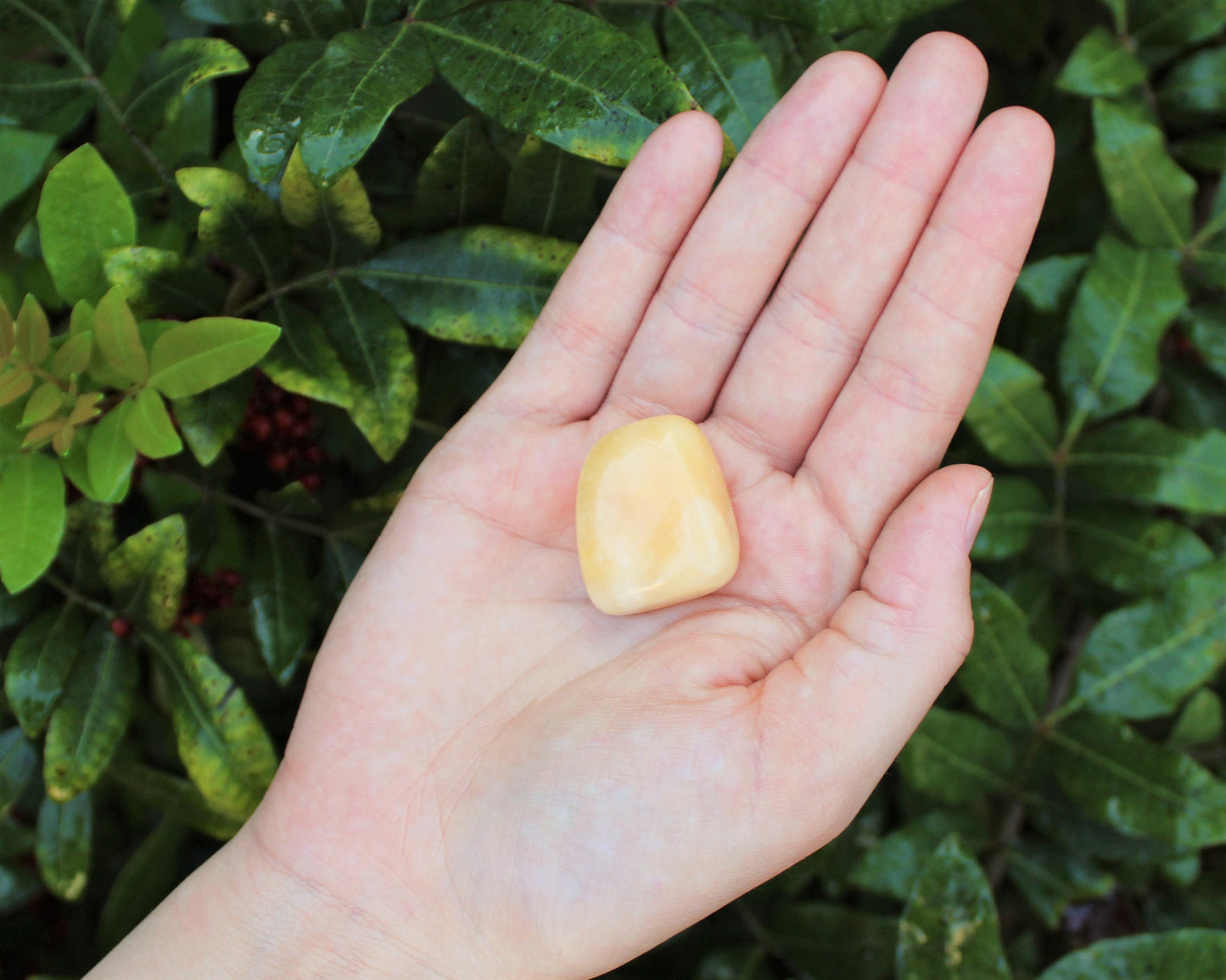 Paprika Calcite Tumbled Stone