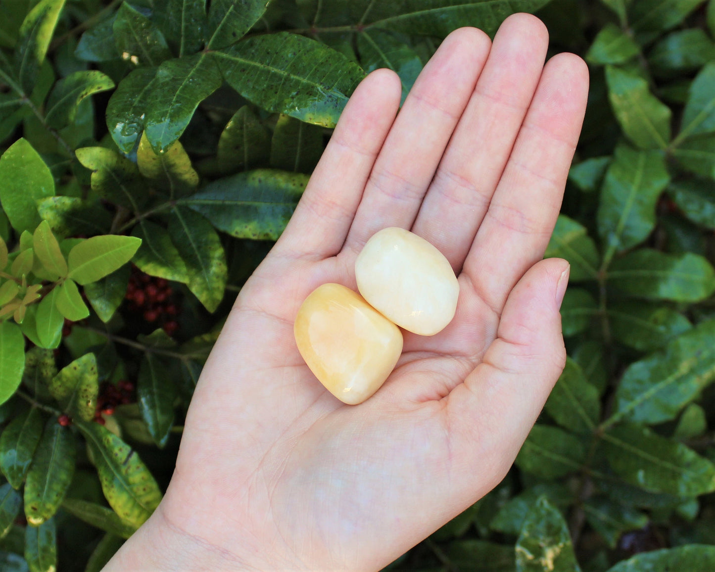 Paprika Calcite Tumbled Stone