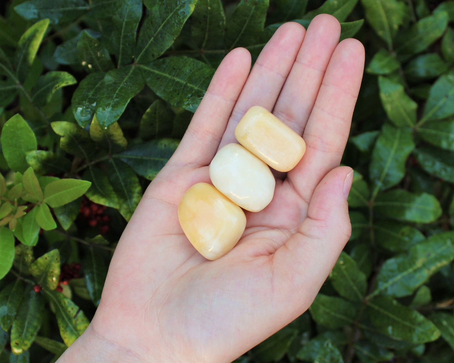 Paprika Calcite Tumbled Stone
