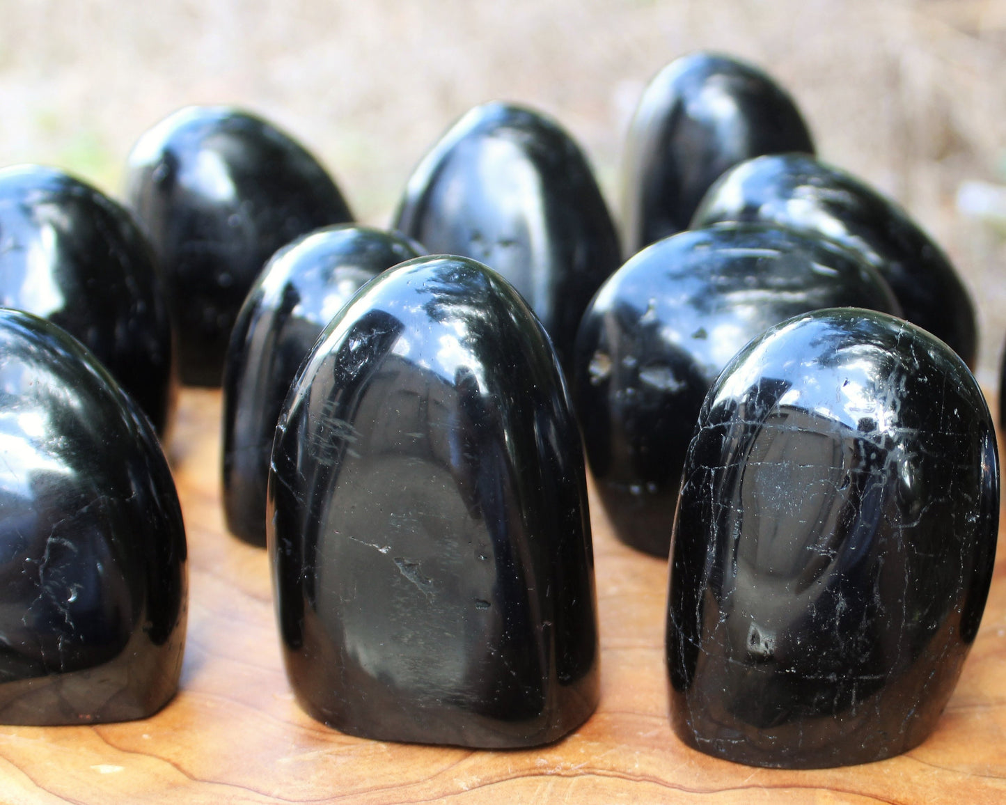 Polished Tourmaline Freeform Stones