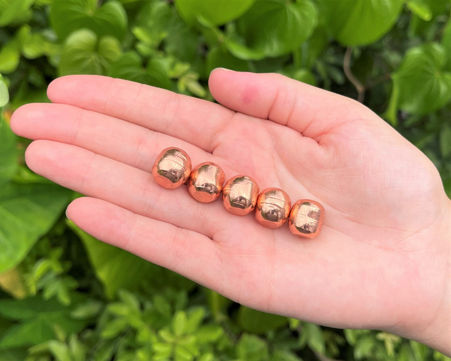 Polished Copper Stones