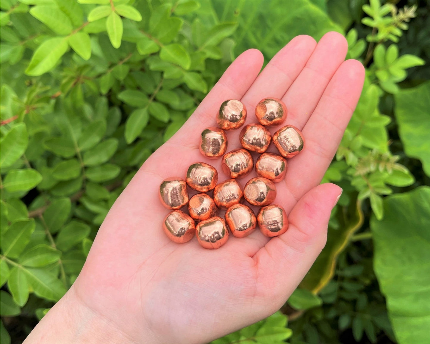 Polished Copper Stones