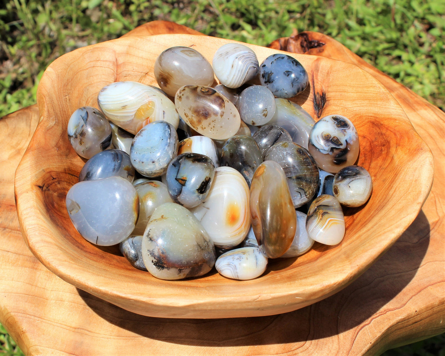 Polished Denritic Agate Stone