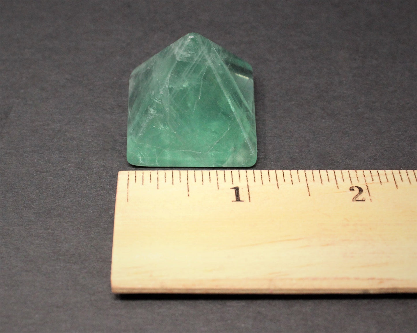 Polished Fluorite Crystal Pyramid