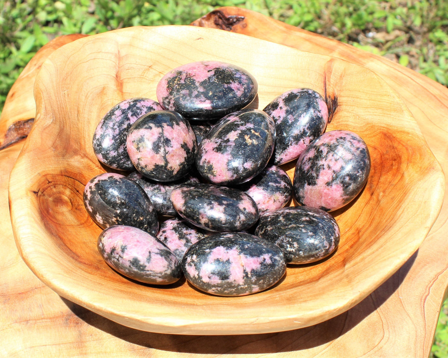 Polished Rhodonite Stone