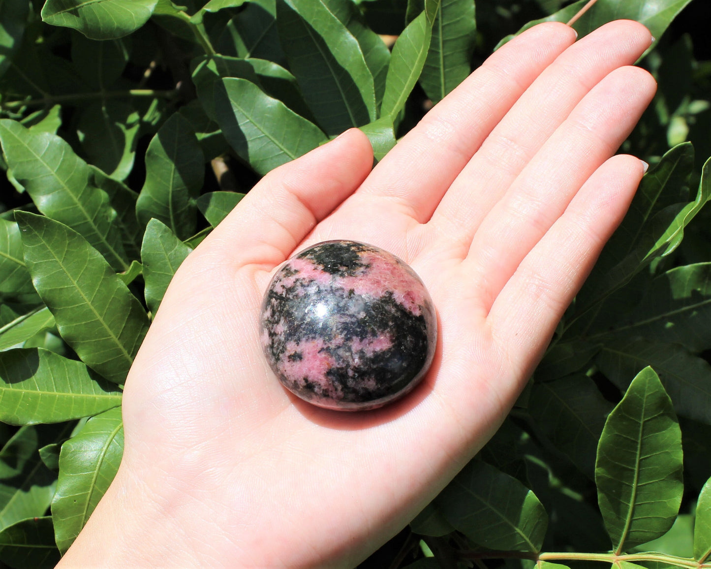 Polished Rhodonite Stone