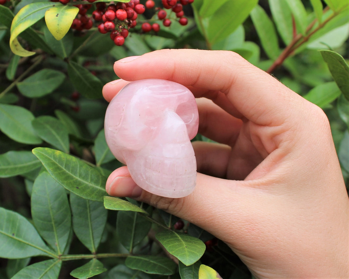 Polished Rose Quartz Stone Statue