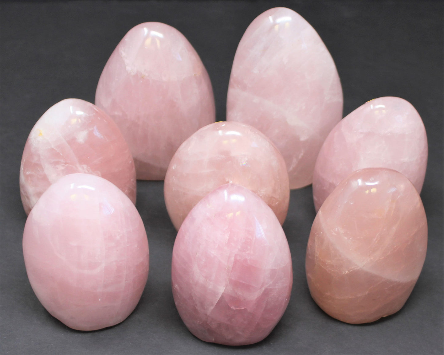 Polished Rose Quartz Stones