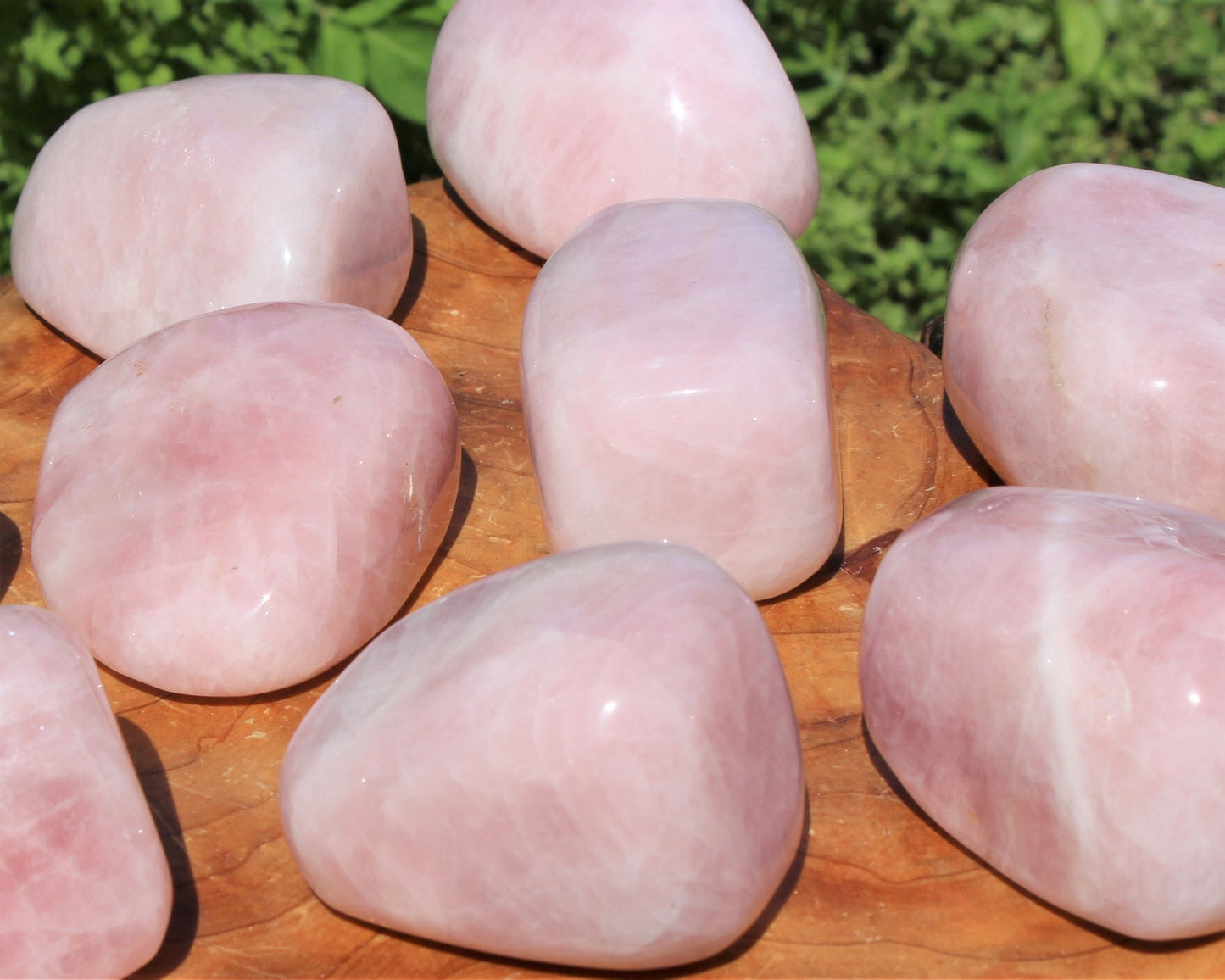 Polished Rose Quartz Stones