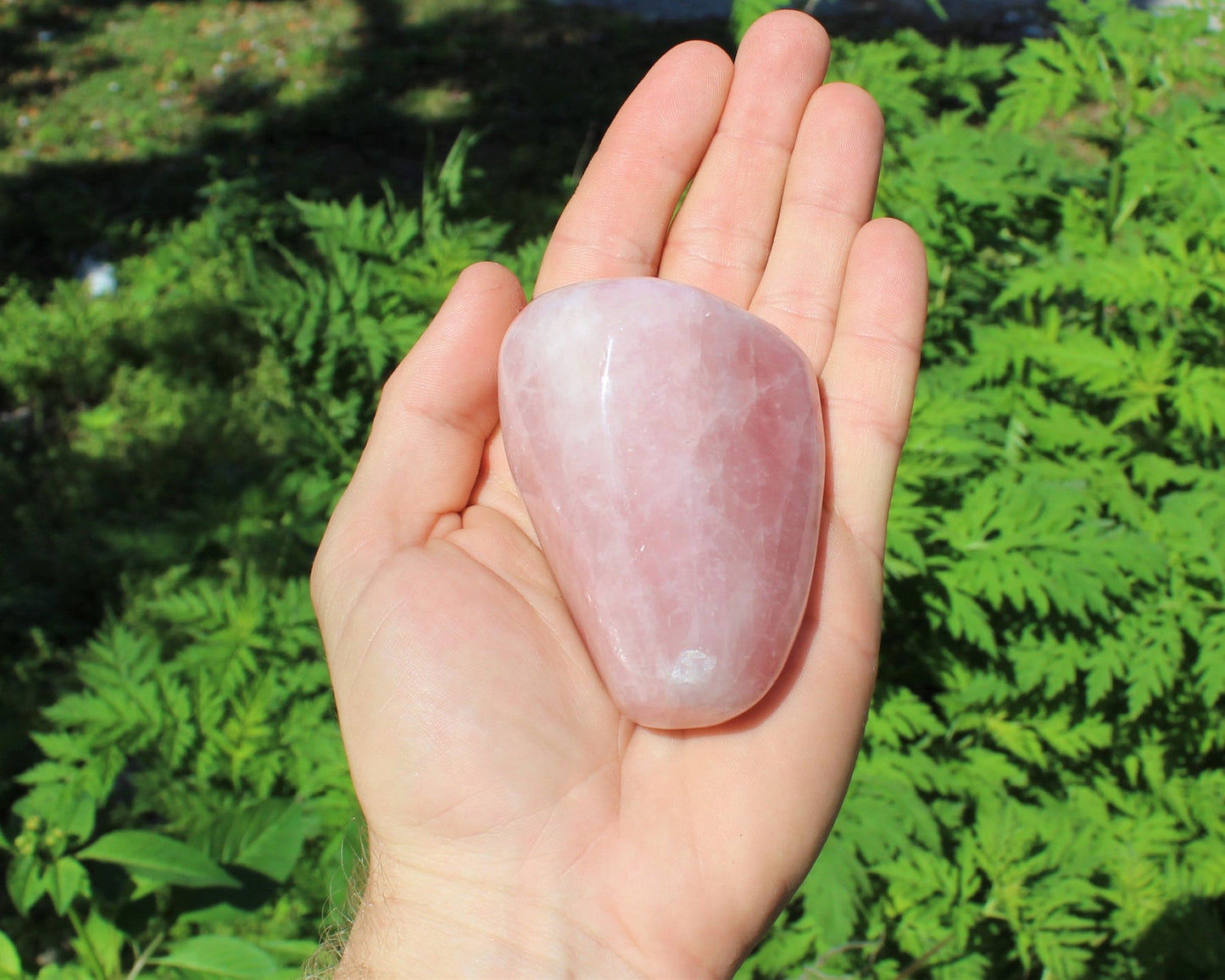 Polished Rose Quartz Stones