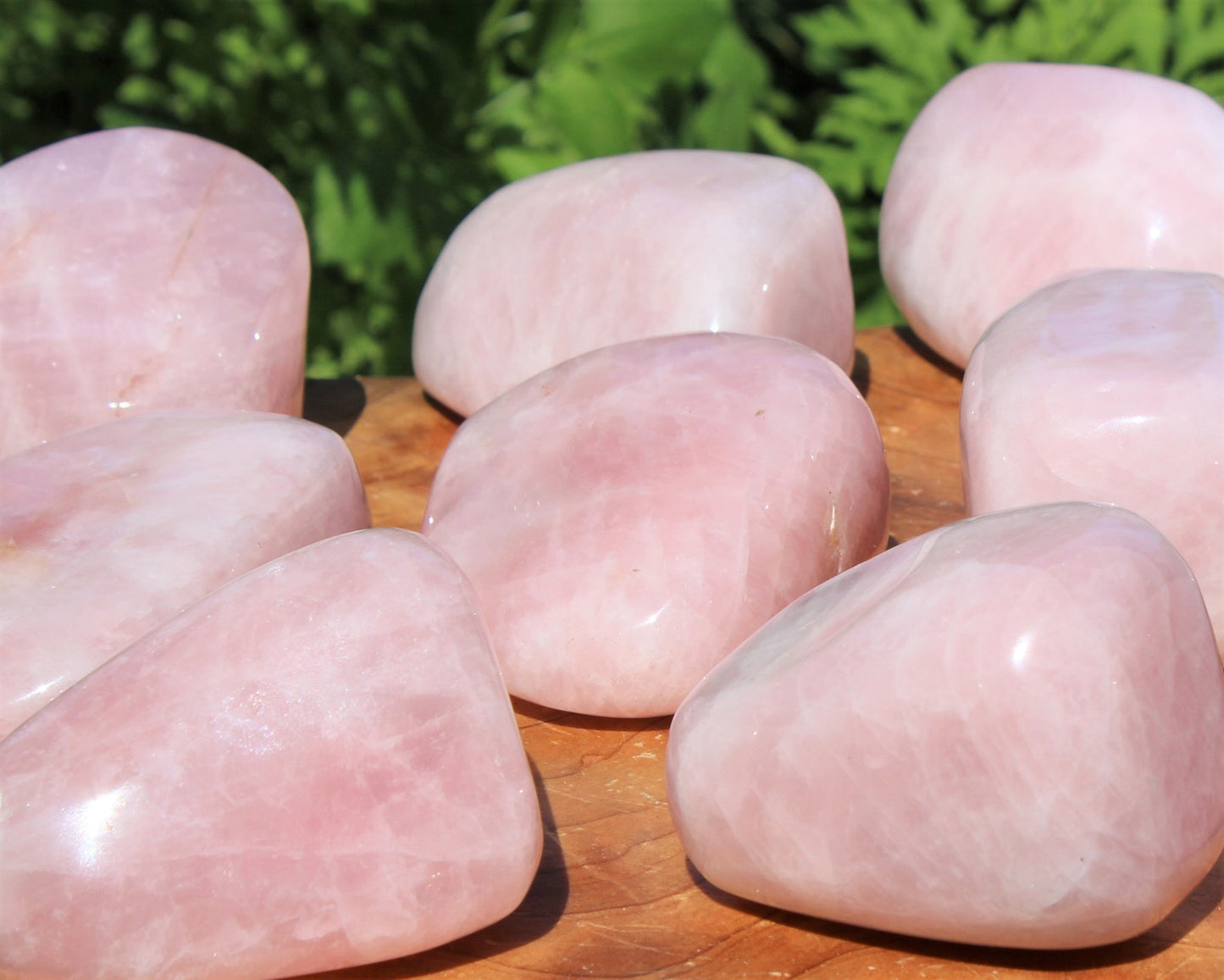 Polished Rose Quartz Stones