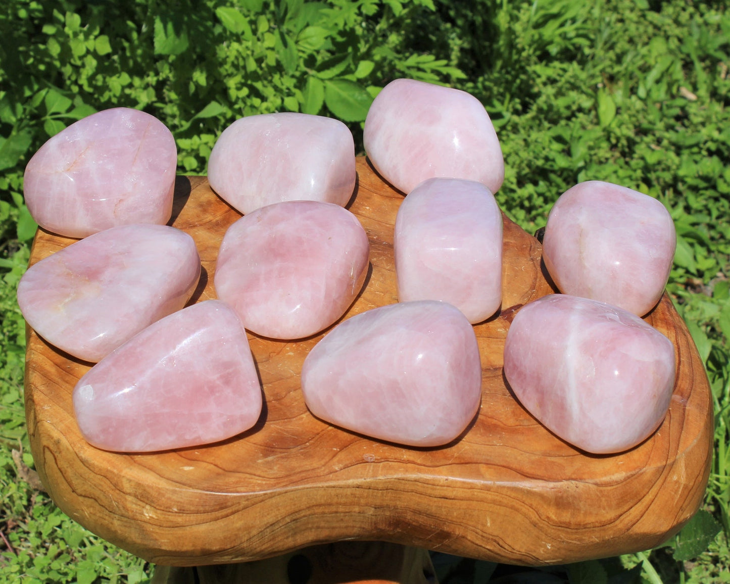 Polished Rose Quartz Stones