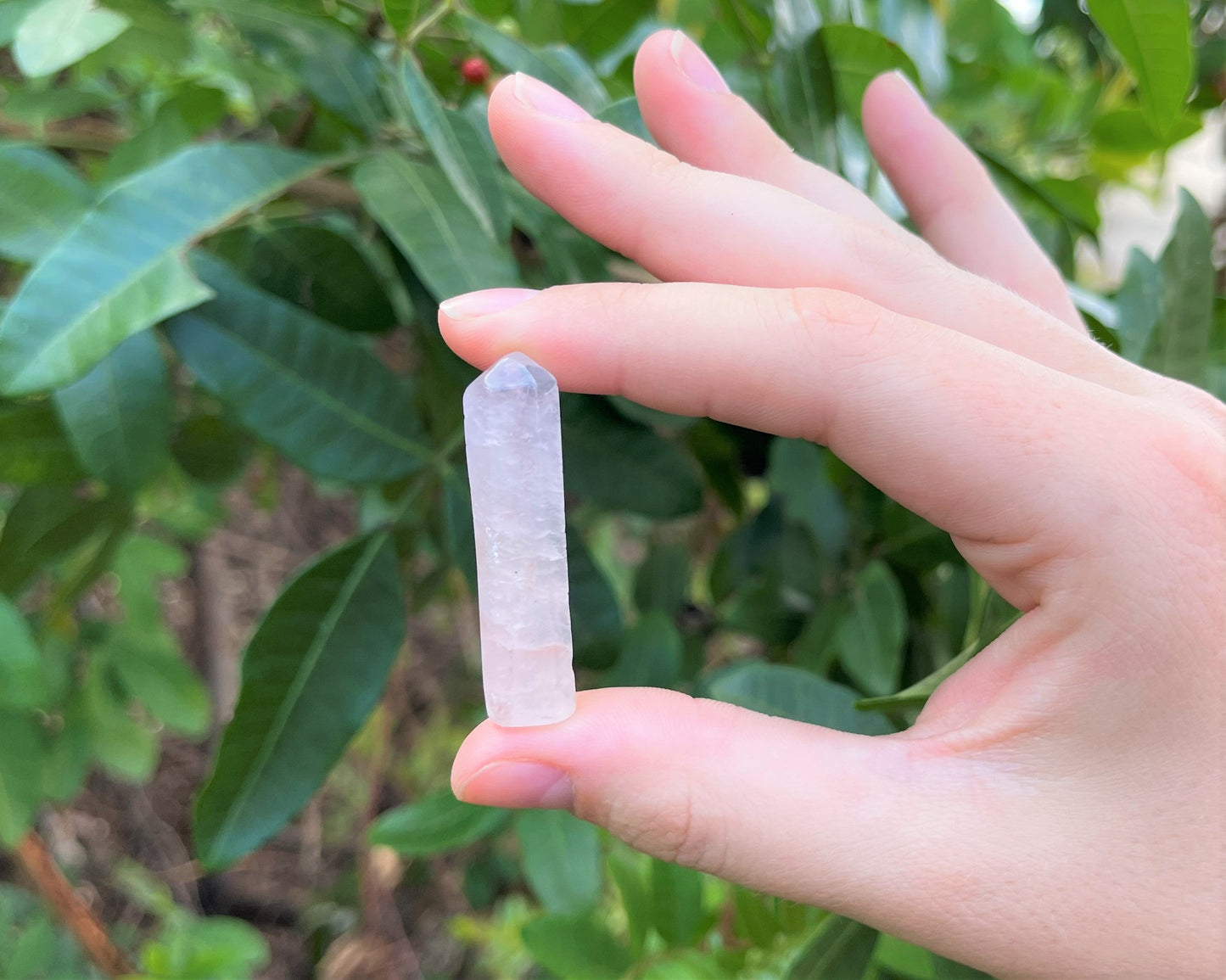 Polished Rose Quartz Towers