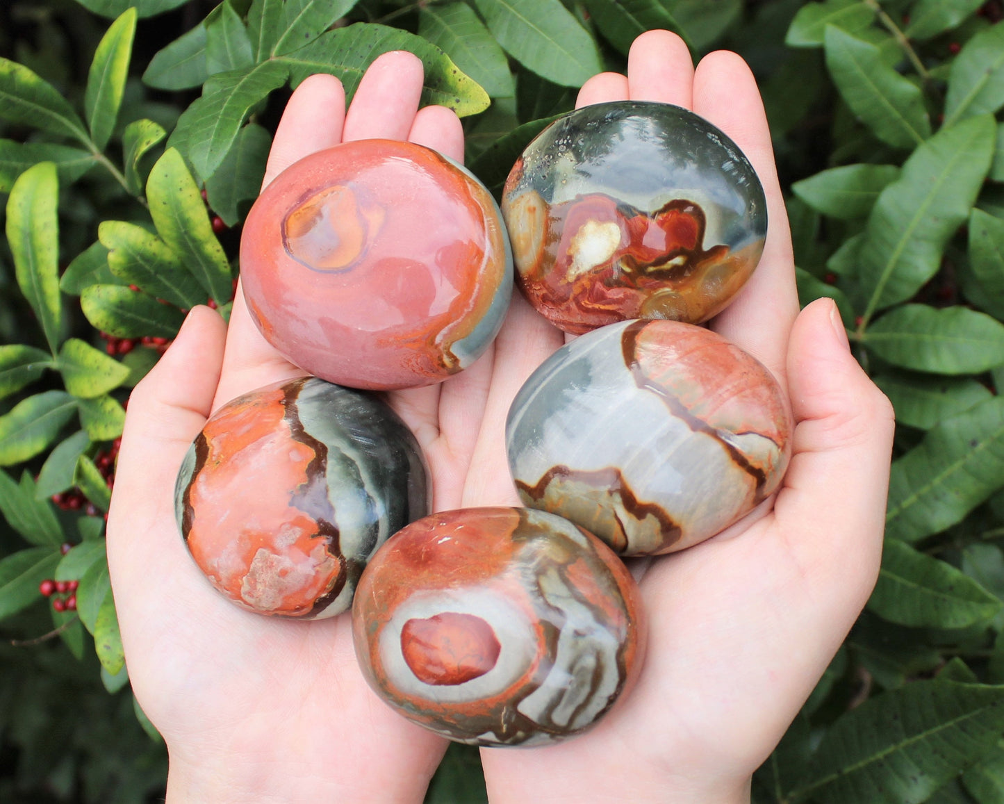 Polychrome Jasper Polished Stones