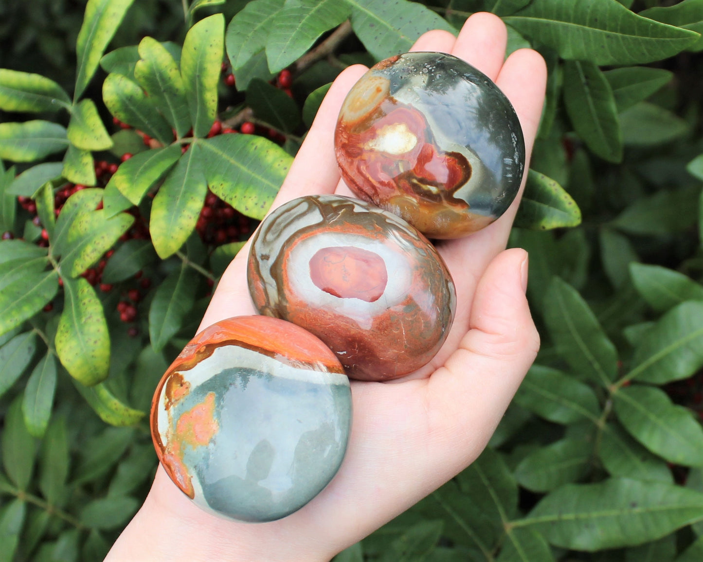 Polychrome Jasper Polished Stones