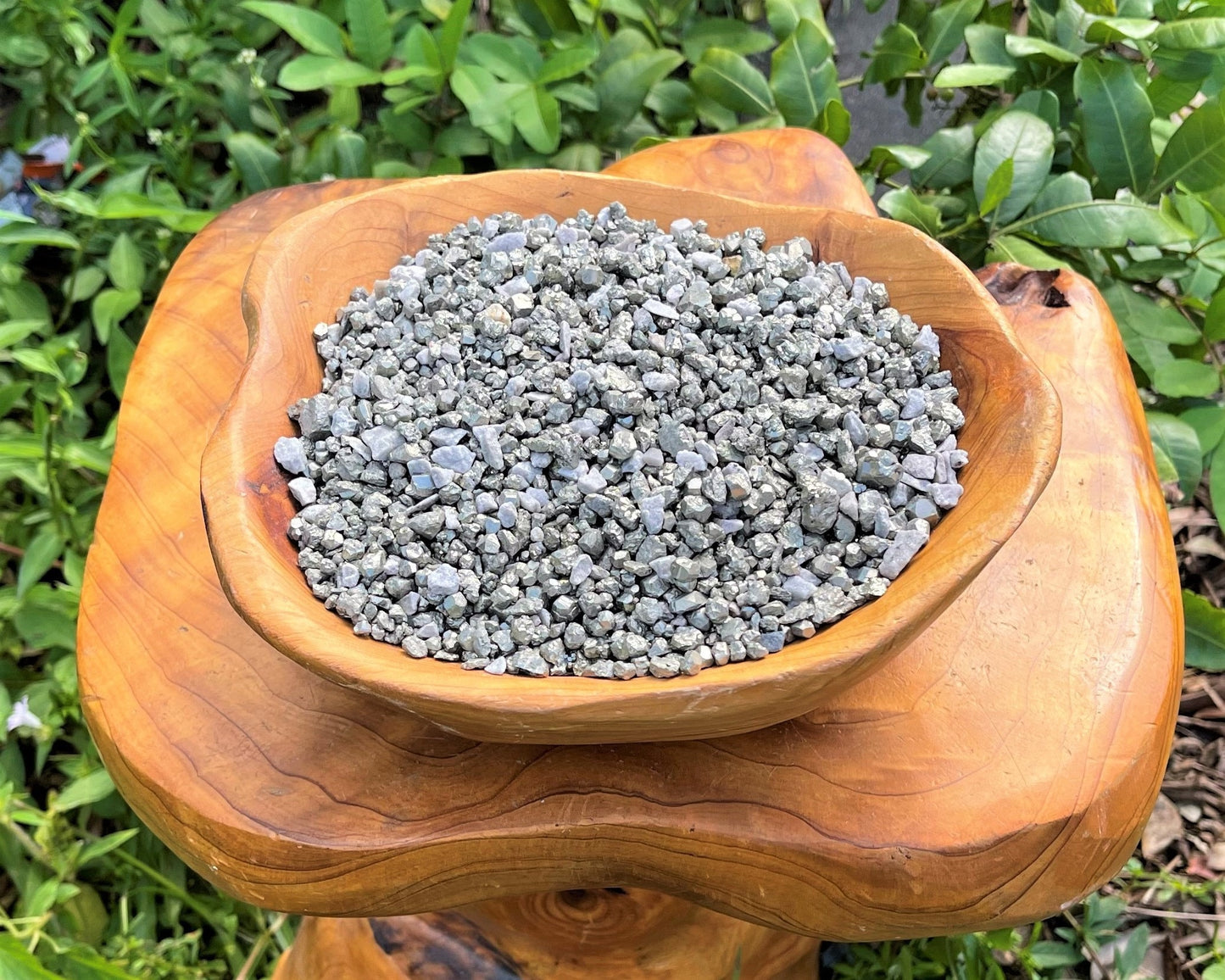 Pyrite Semi Tumbled Gemstone Mini Chips