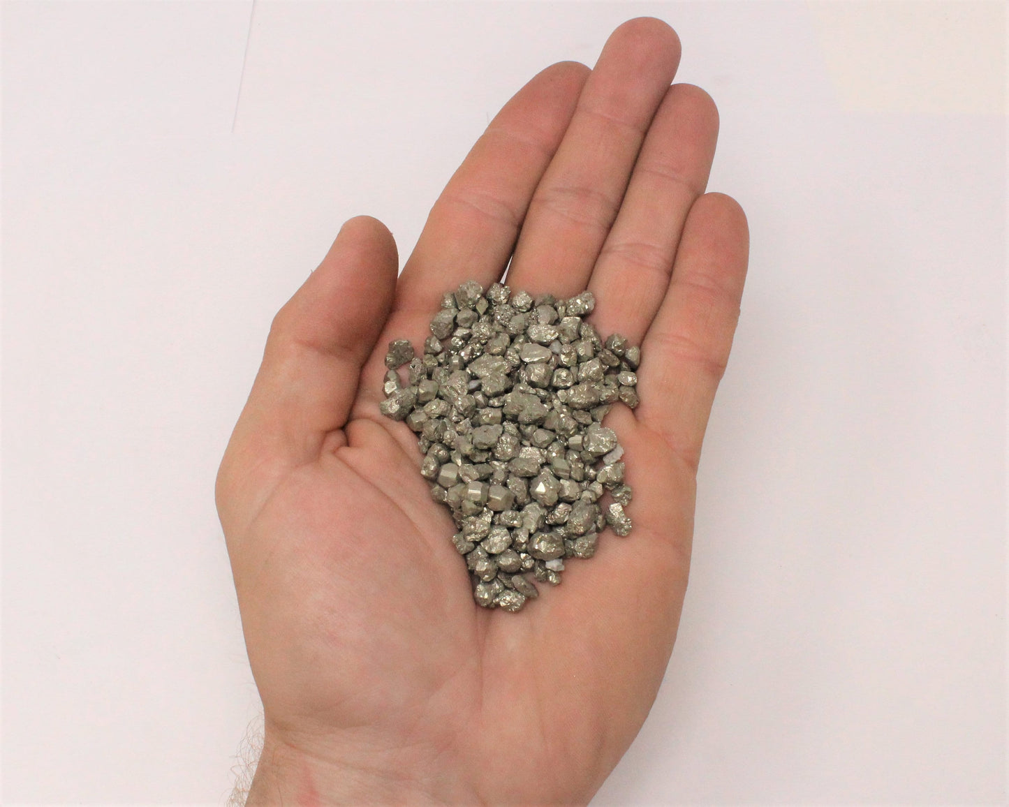 Pyrite Semi Tumbled Gemstone Mini Chips