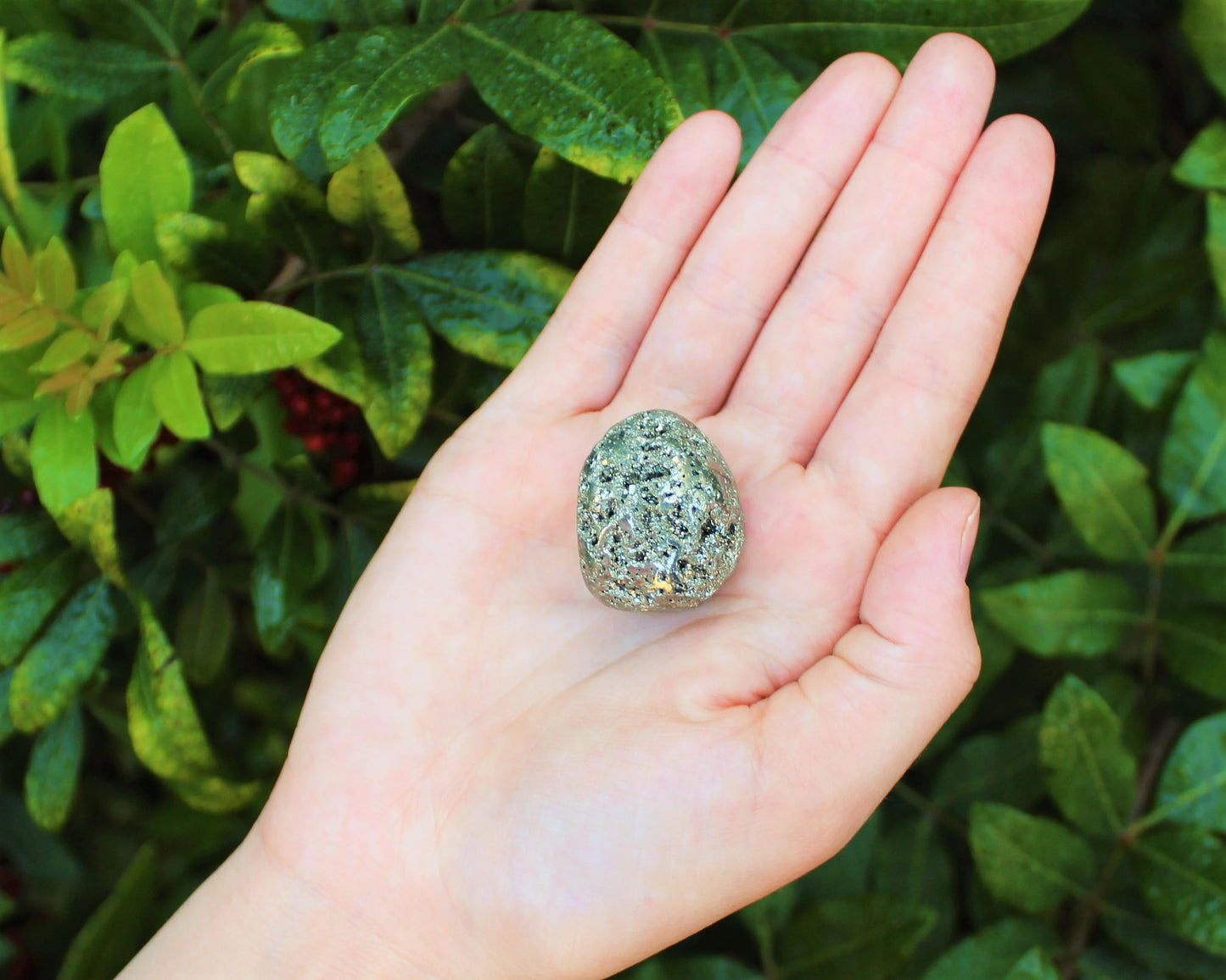 Pyrite Tumbled Stones