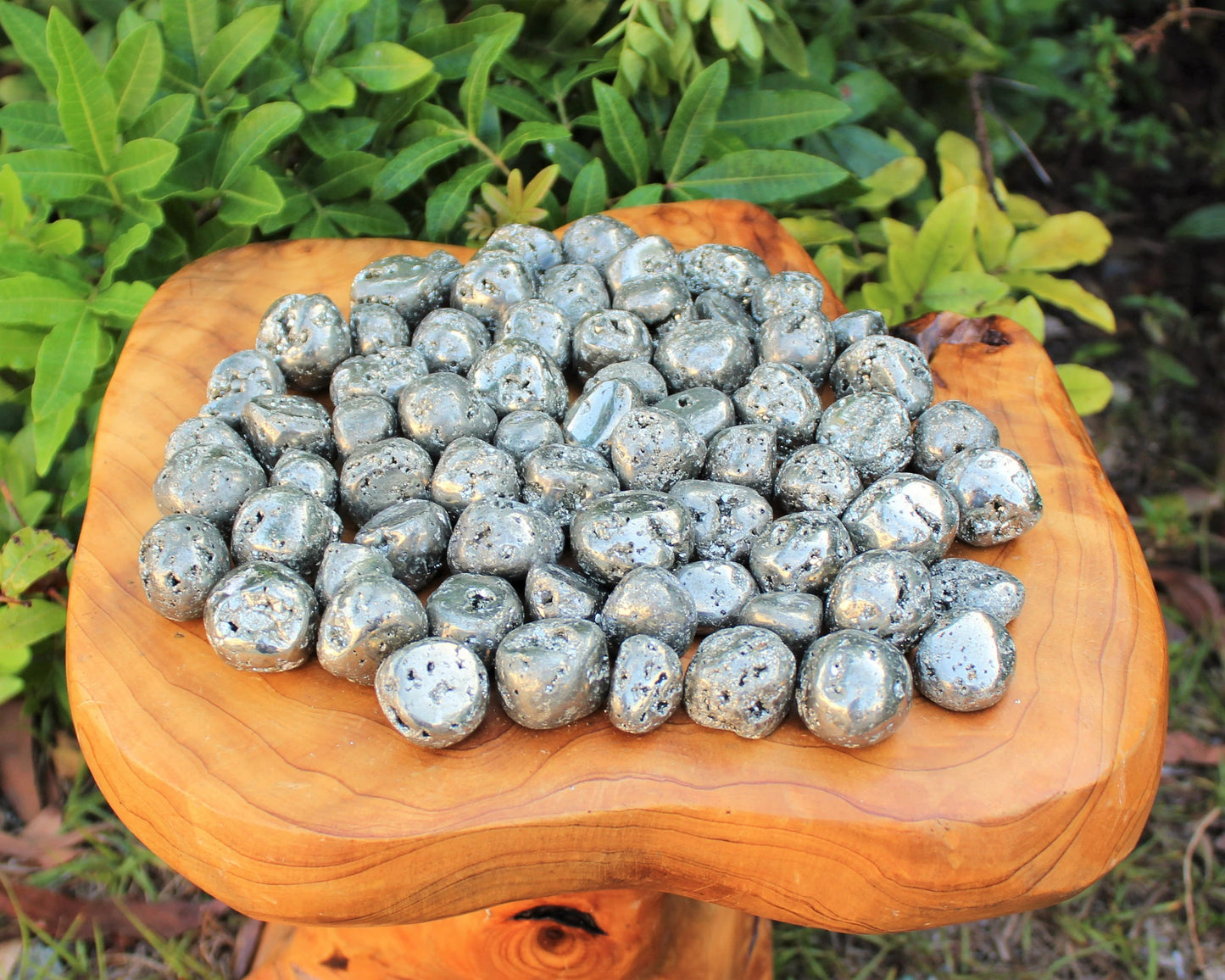 Pyrite Tumbled Stones