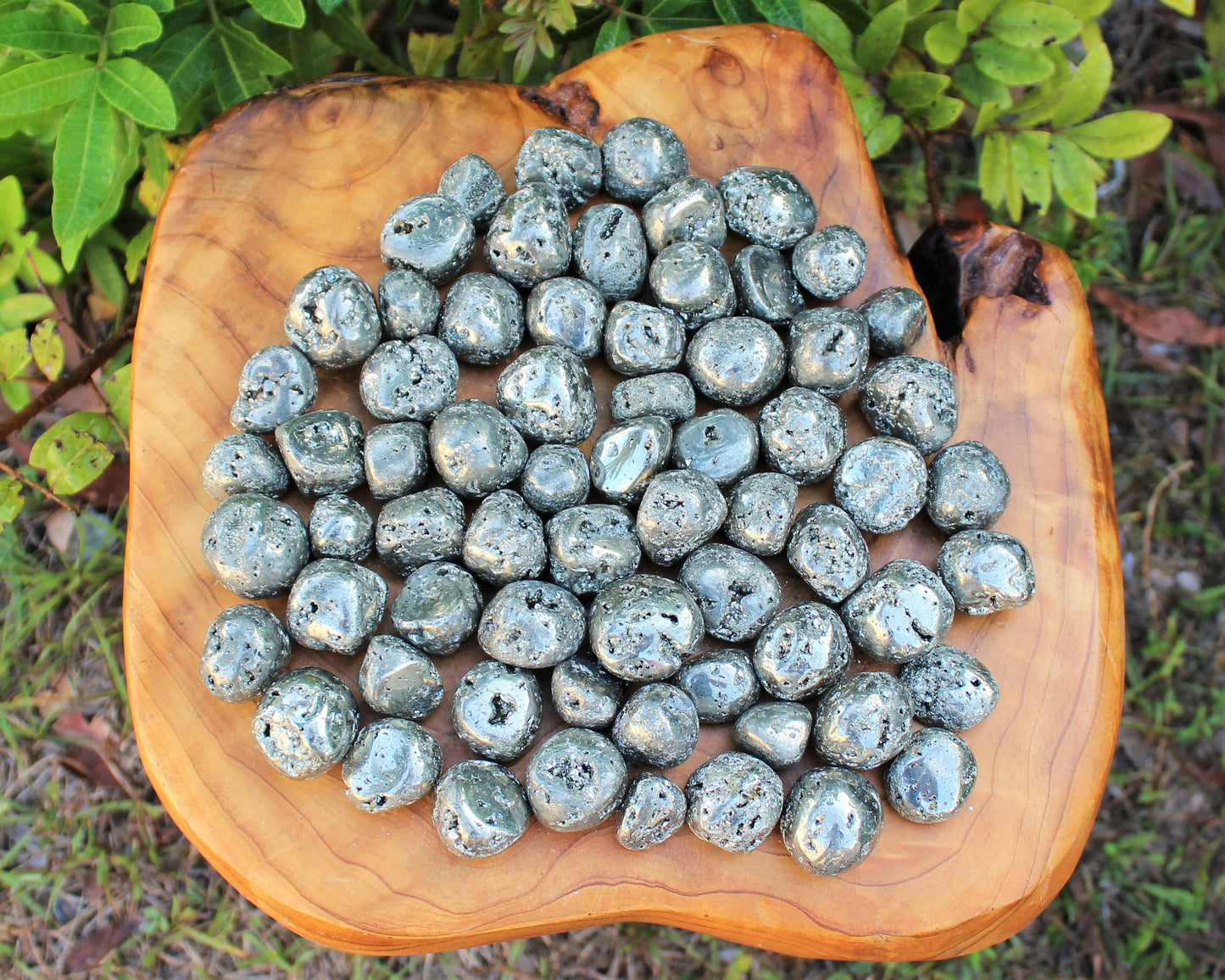 Pyrite Tumbled Stones