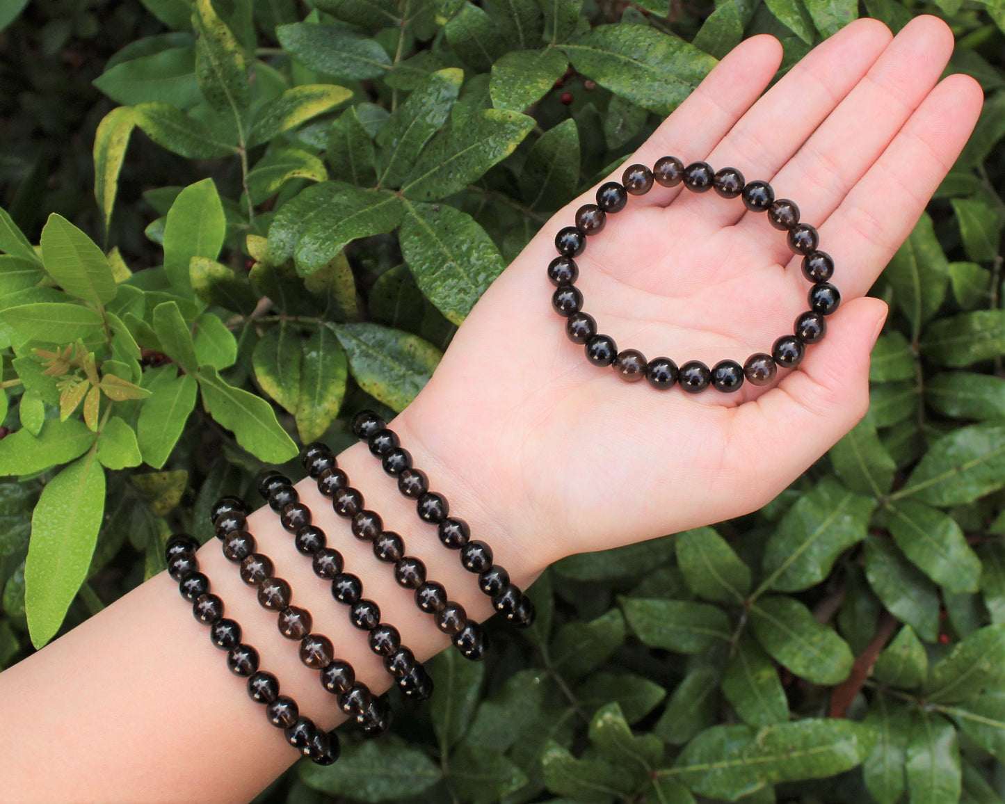 Quartz Bead Bracelet