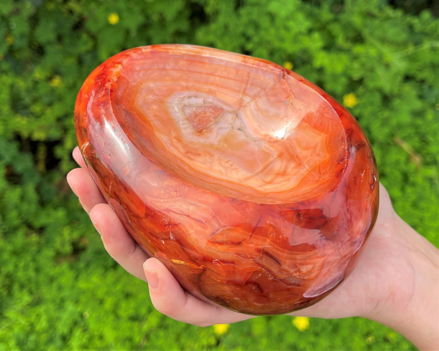 Radiant Carnelian Centerpiece