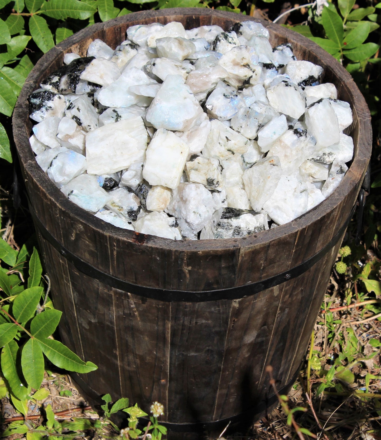 Rainbow Moonstone Natural Rough Gemstone Crystals