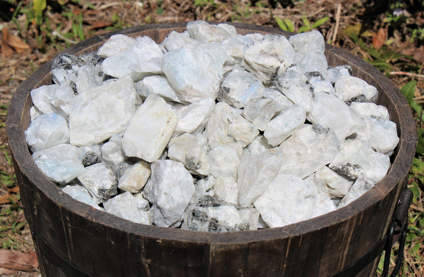 Rainbow Moonstone Natural Rough Gemstone Crystals
