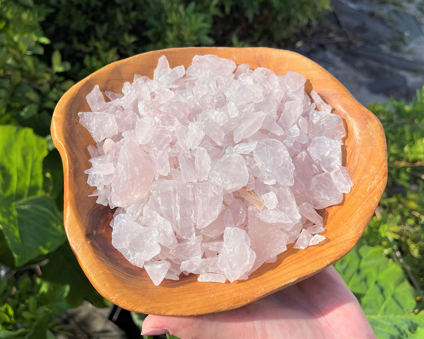 Rose Quartz Rough Natural Chips