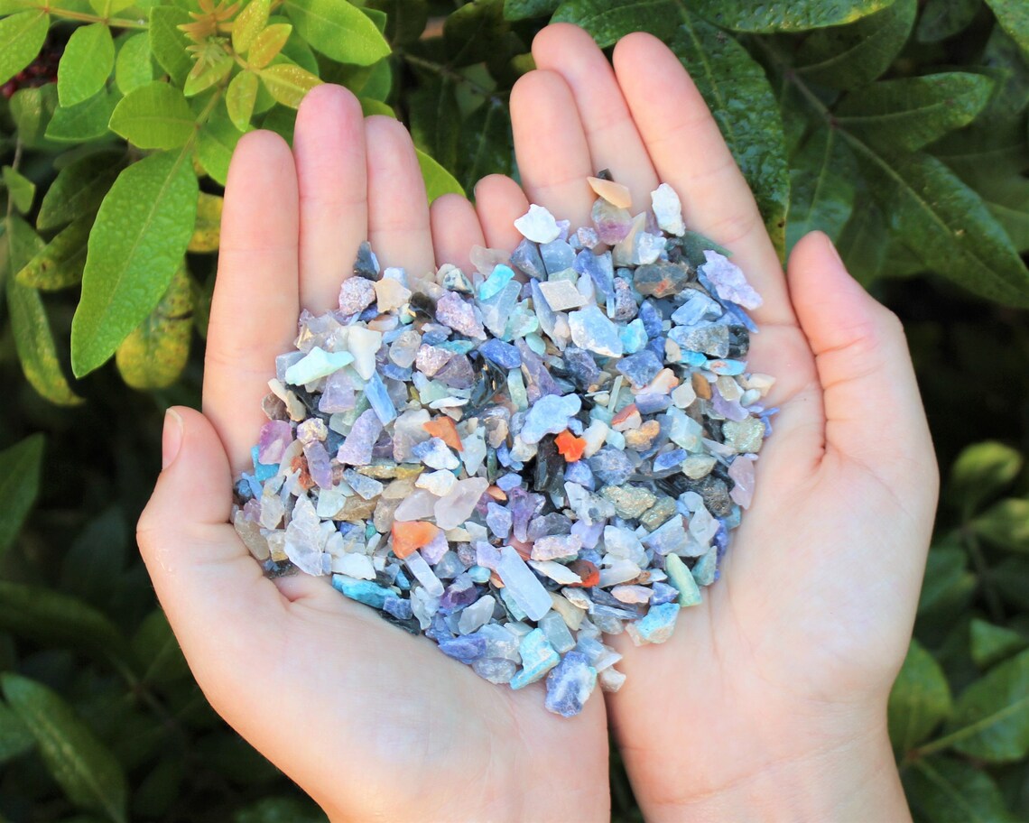 Rough Crystal Sand Tiny Raw Gemstones