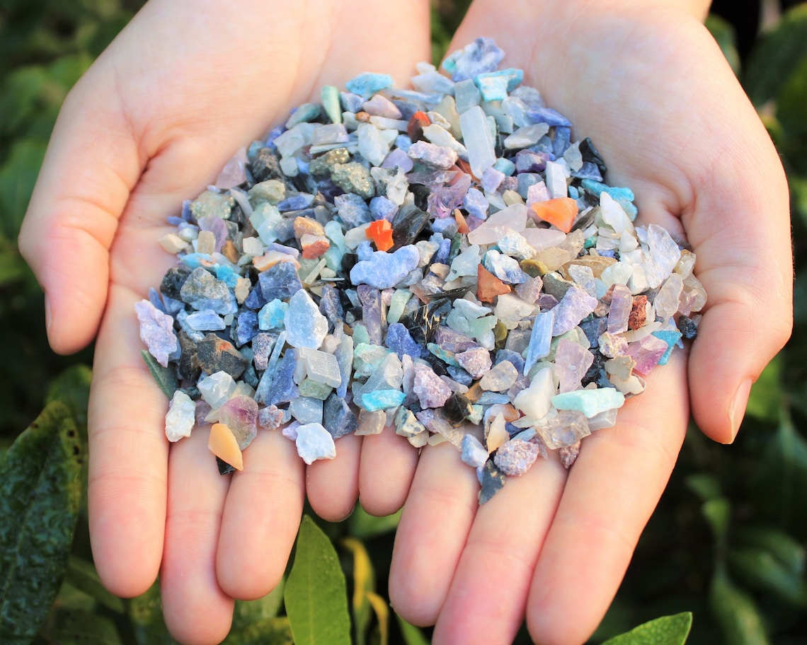Rough Crystal Sand Tiny Raw Gemstones