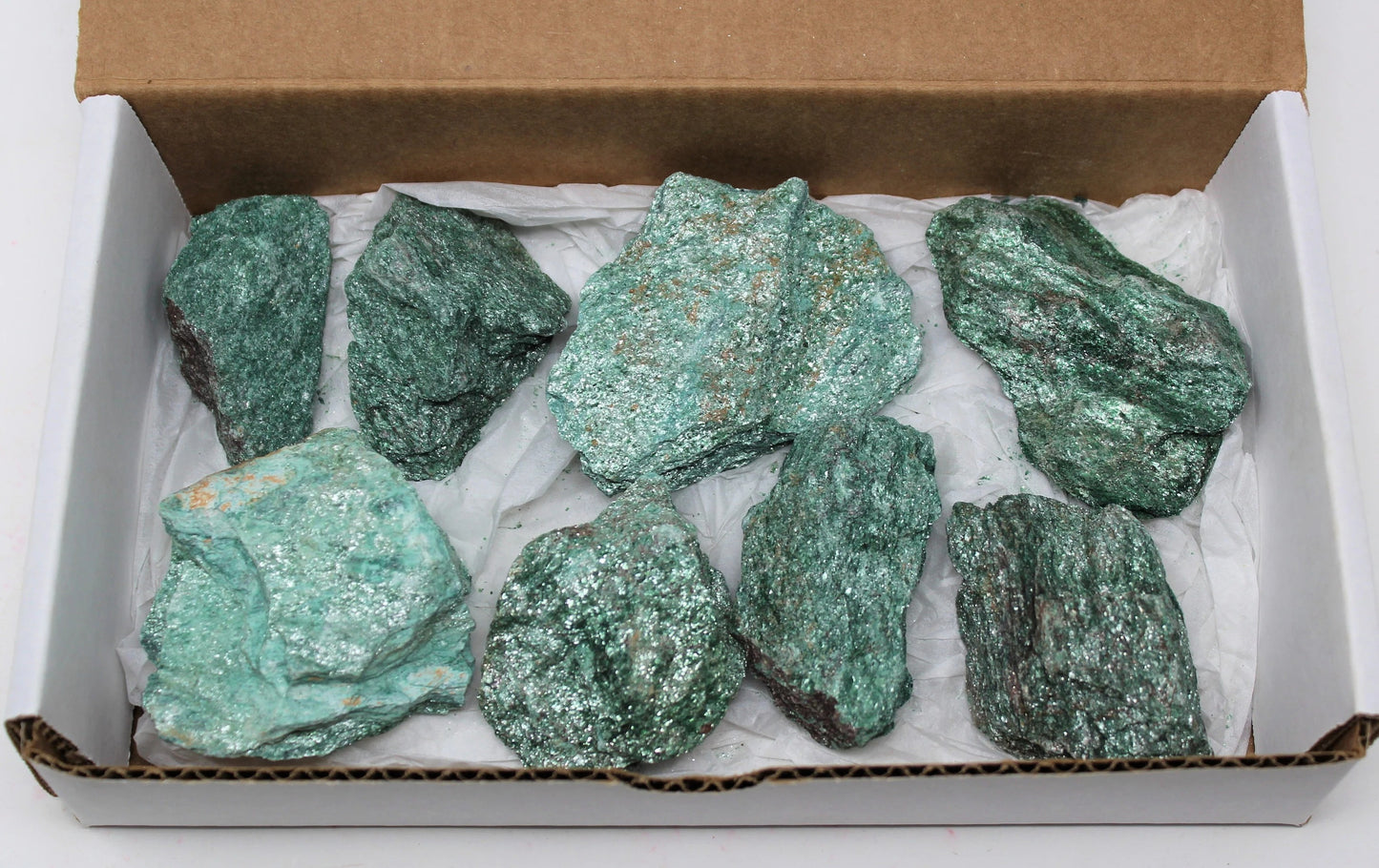 Rough Fuchsite Crystal Specimens