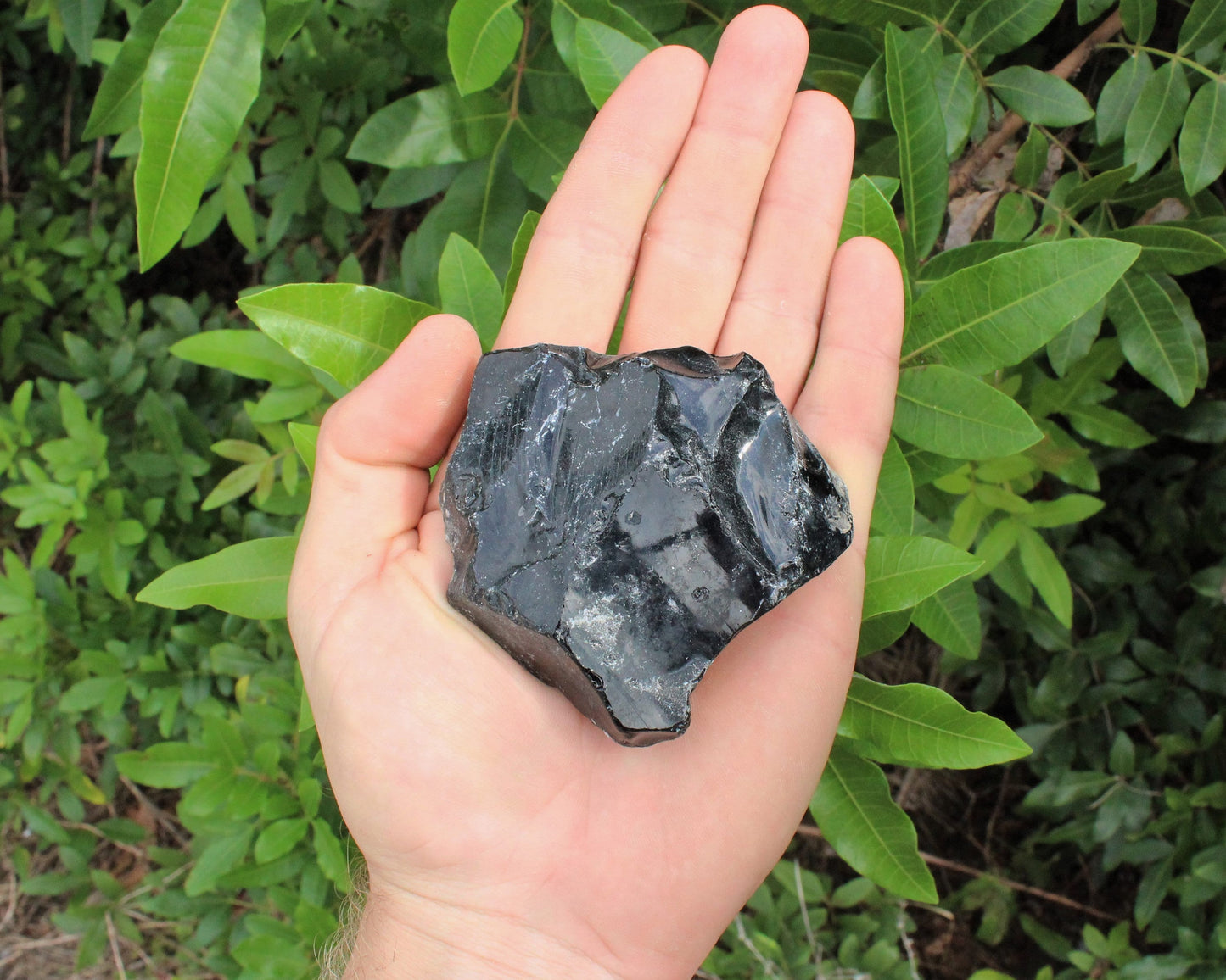 Rough Natural Dark Obsidian