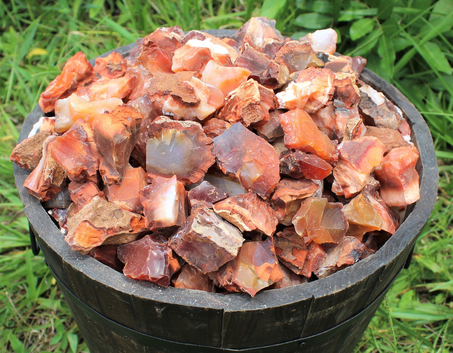 Rough Natural Carnelian Stones
