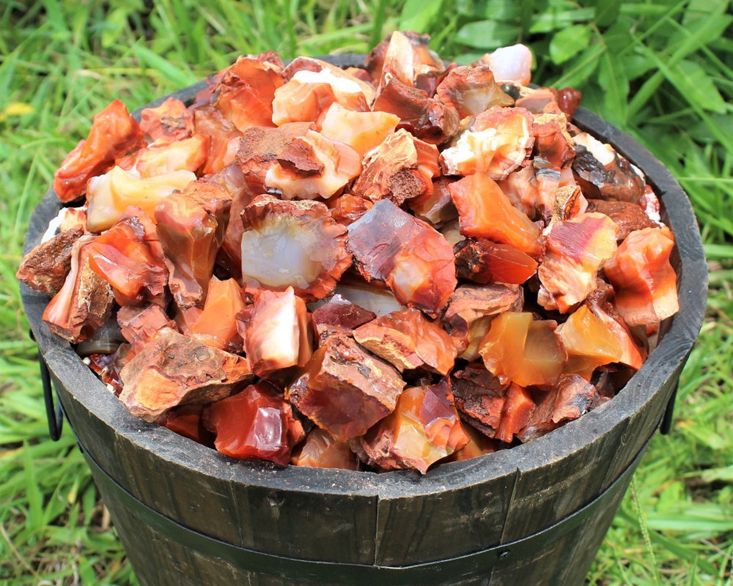 Rough Natural Carnelian Stones