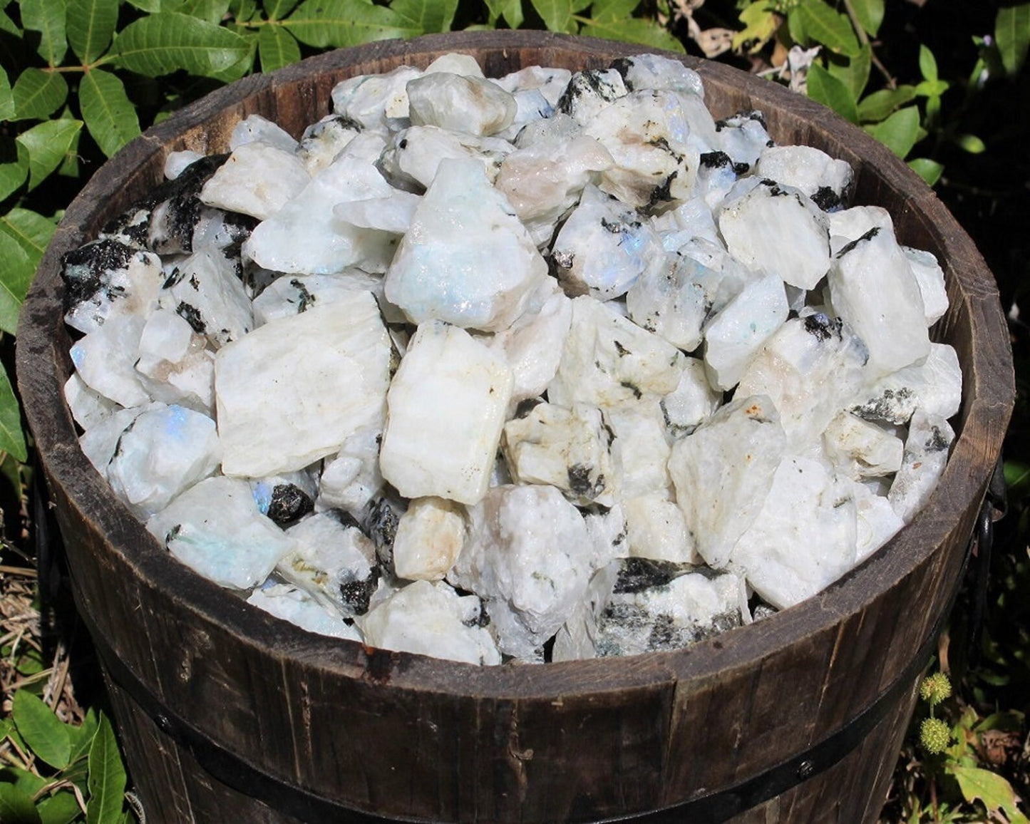 Rough Rainbow Moonstone Chunks