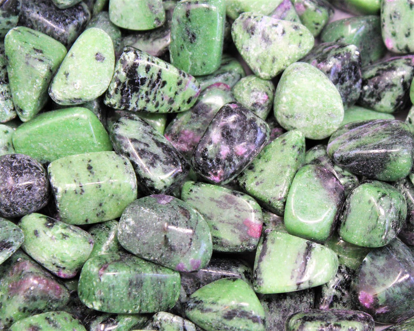Ruby Zoisite Tumbled Stones