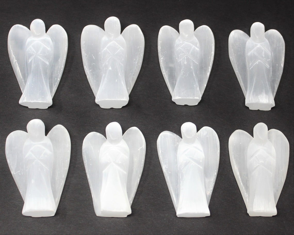 Selenite Crystal Pocket Angel