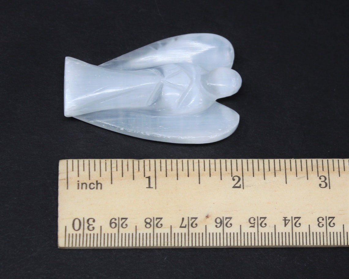 Selenite Crystal Pocket Angel