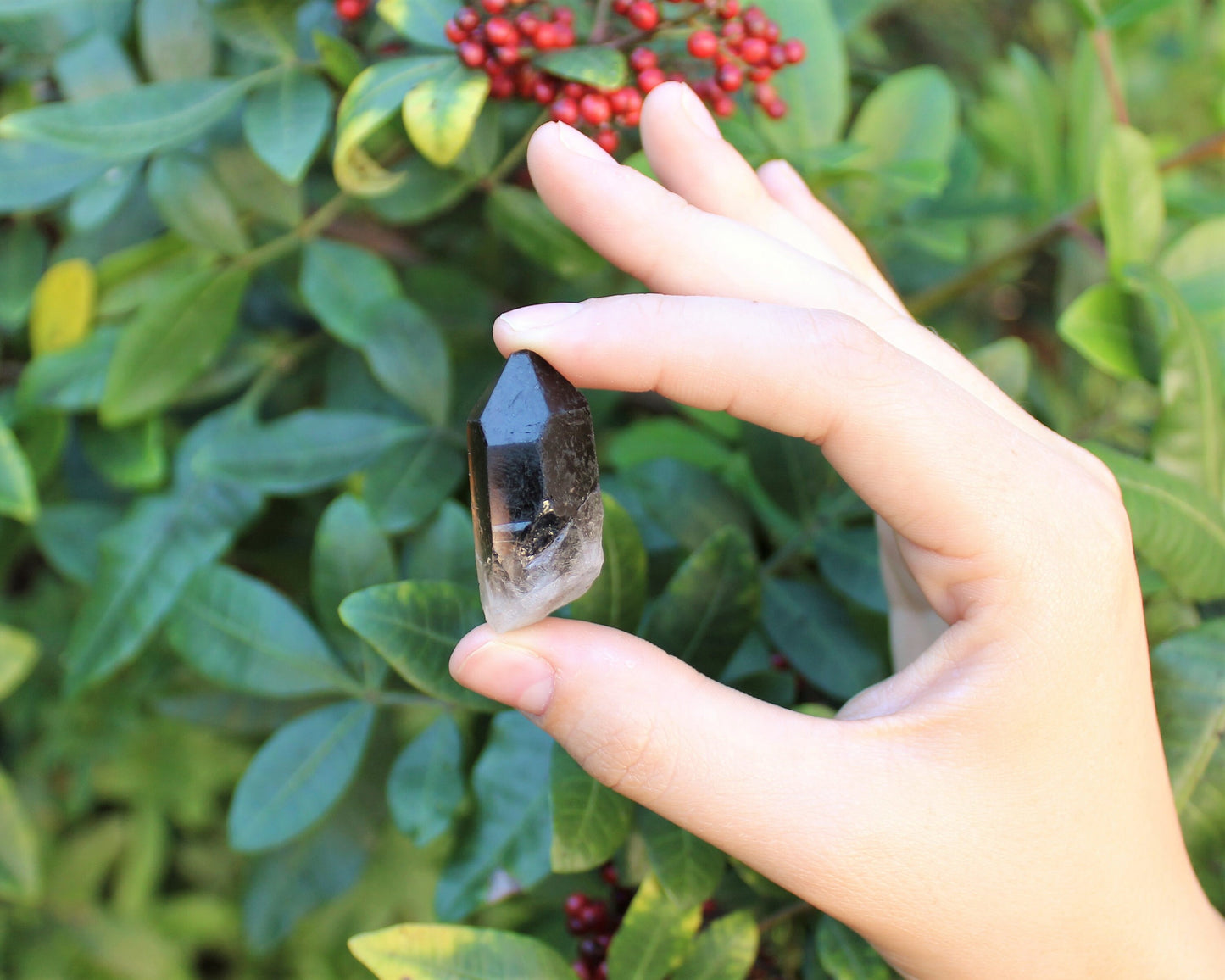 Smoky Quartz Points Crystal